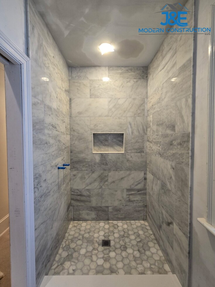 During - Tile Installation