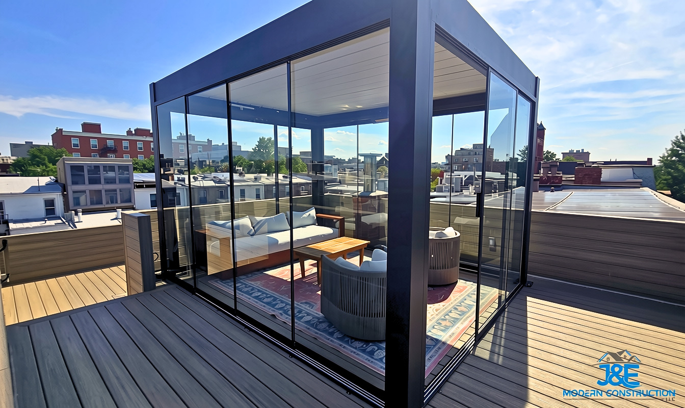 Covered Deck Pergola